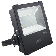 AF437-200w latest led SMD flood light 200W led SMD flood light side view
